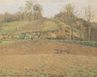 Plowed Fields by Camille Jacob Pissarro